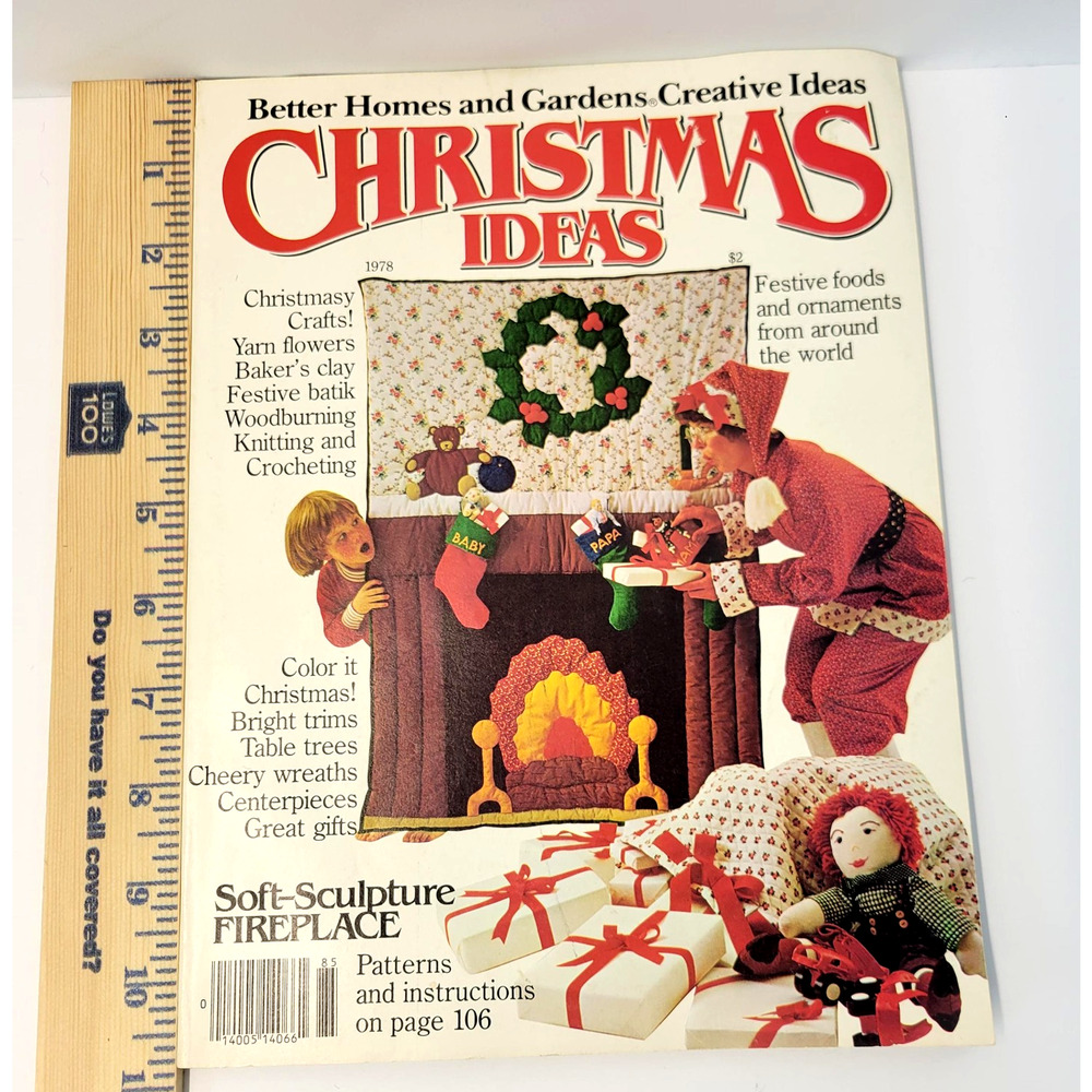 Vintage Better Homes & Gardens Christmas Ideas 1978 Holiday Magazine Softcover - Picture 10 of 15